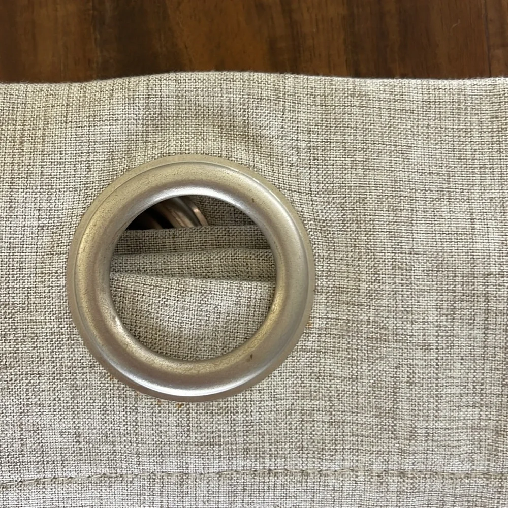 Cream Grommet Blackout Curtains